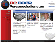 Tablet Screenshot of deboerpd.nl